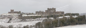 Dover Castle - Panoramic In The Snow