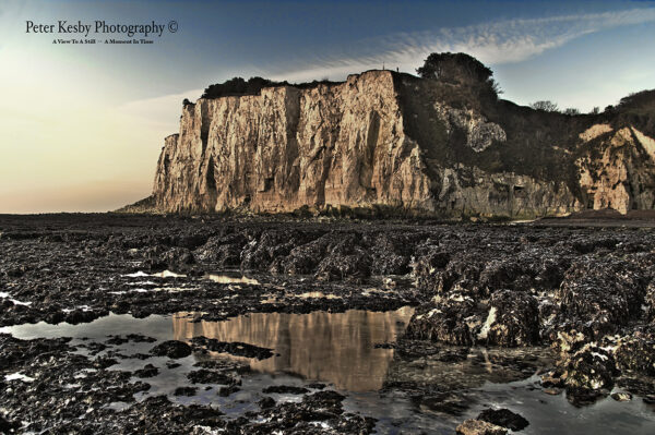 St Margarets Bay - Cliffs - Reflection