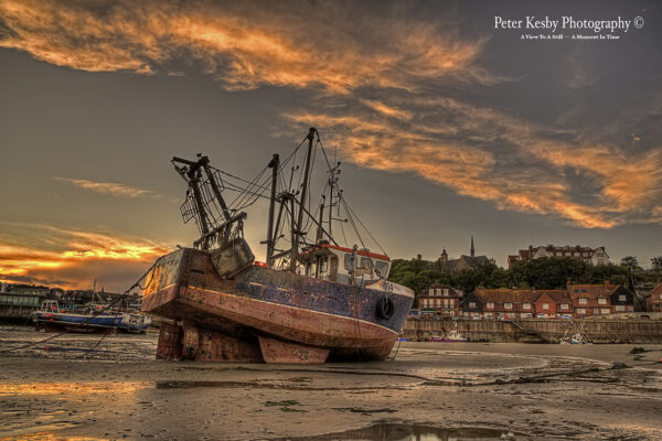 Fishing Boat - Folkestone - Sunset