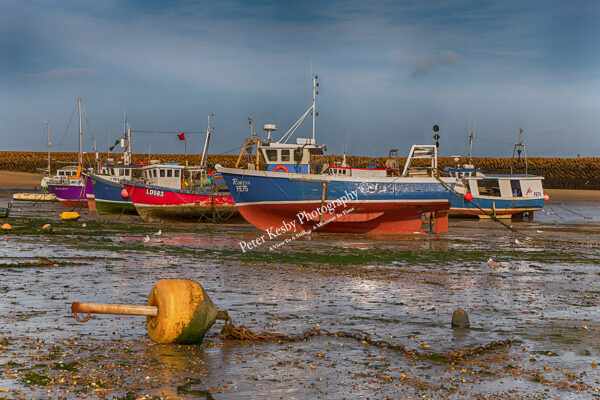 Folkestone Fishing Fleet - Low Tide
