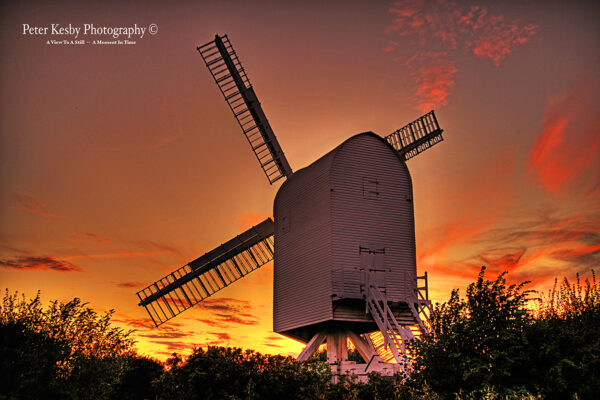 Chillenden Windmill - Sunset - #5