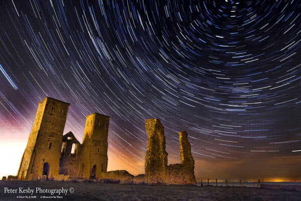 Reculver Towers - Star Trails