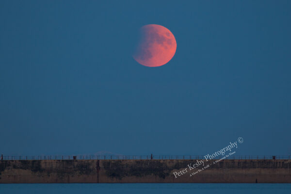 Lunar Eclipse - Dover Breakwater - #2