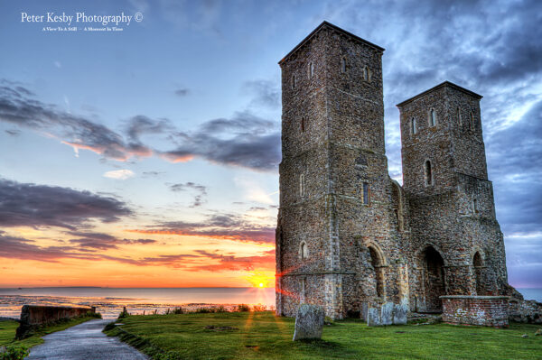 Reculver Towers - Sunset - #1