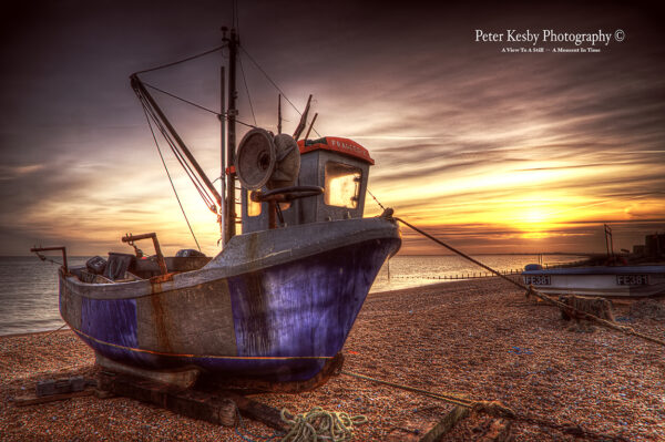 Hythe - Fishing Boat - Sunset - #2