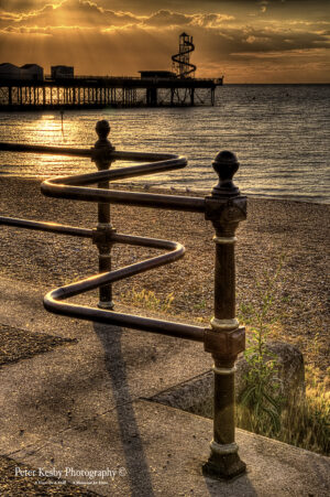 Fence - Herne Bay Pier - Sunset